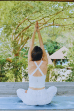 Brassière croisée - Blanc cassé – Image 4