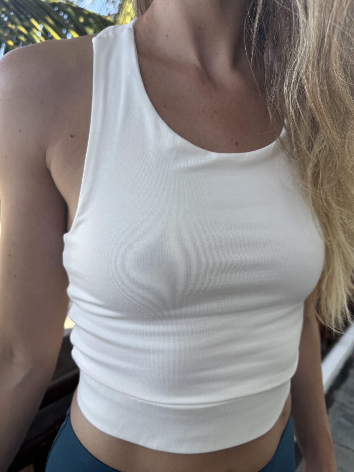 Brassière croisée - Blanc cassé – Image 5