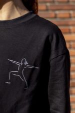 Sweat warrior noir guerrier 2