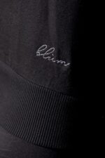 Sweat noir lotus pose coton bio