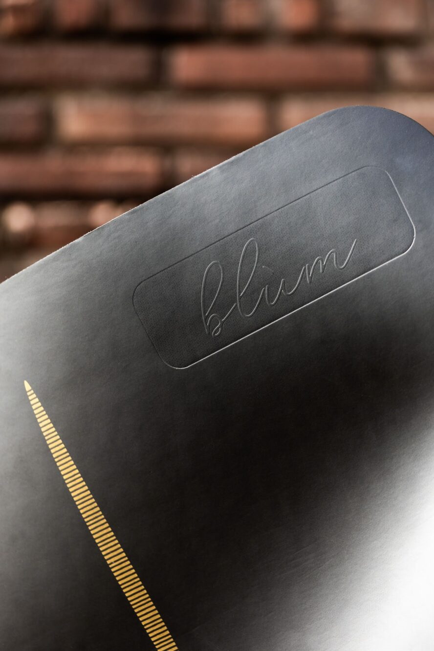 Tapis de yoga align noir caoutchouc naturel