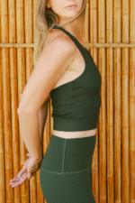 Brassière asymétrique - Vert forêt – Image 3