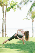 Legging cycliste taille haute - Vert forêt – Image 4