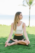 Legging cycliste taille haute - Vert forêt – Image 2