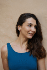 Brassière en U - Bleu – Image 6