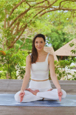 Brassière carrée - Blanc cassé – Image 2