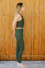 Legging taille haute - Vert forêt – Image 7