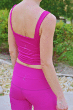 Legging cycliste taille haute - Magenta fuchsia – Image 3