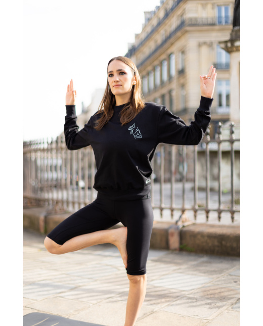 Sweat noir twist Sweat noir twist