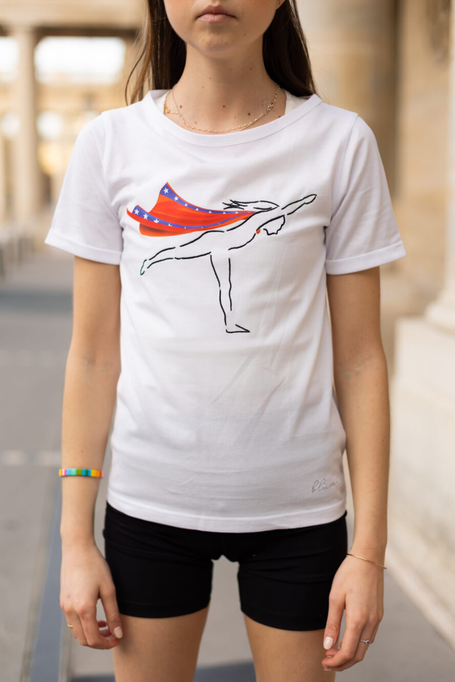 T-shirt blanc Super Woman Guerrier 3