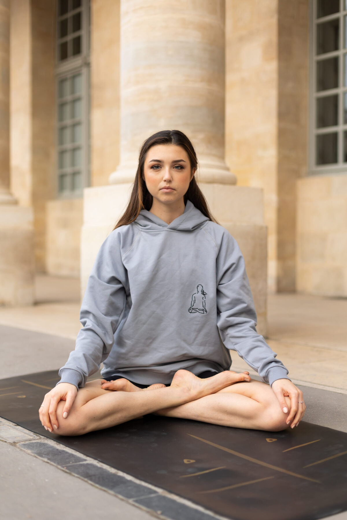 Tapis de yoga align noir caoutchouc naturel