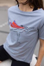 T-shirt gris Super Woman Guerrier 3