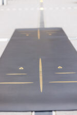 Tapis de yoga align noir caoutchouc naturel