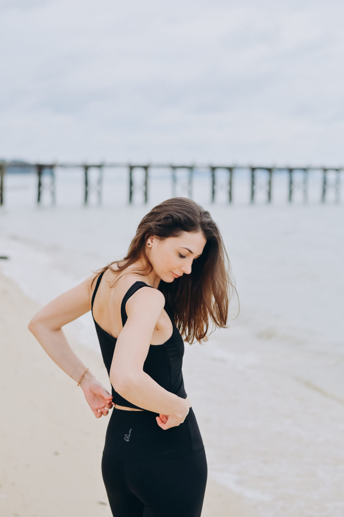 Legging taille haute - Noir – Image 4