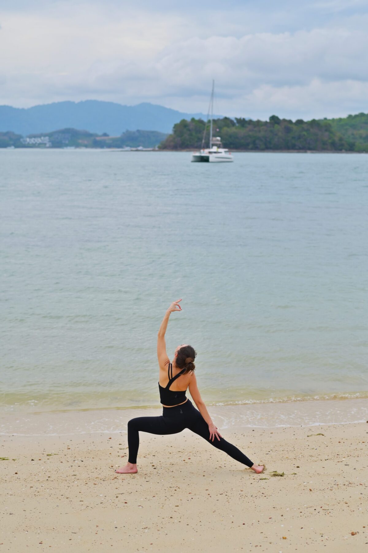 Brassière asymétrique noir