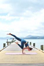 Legging bleu petrole