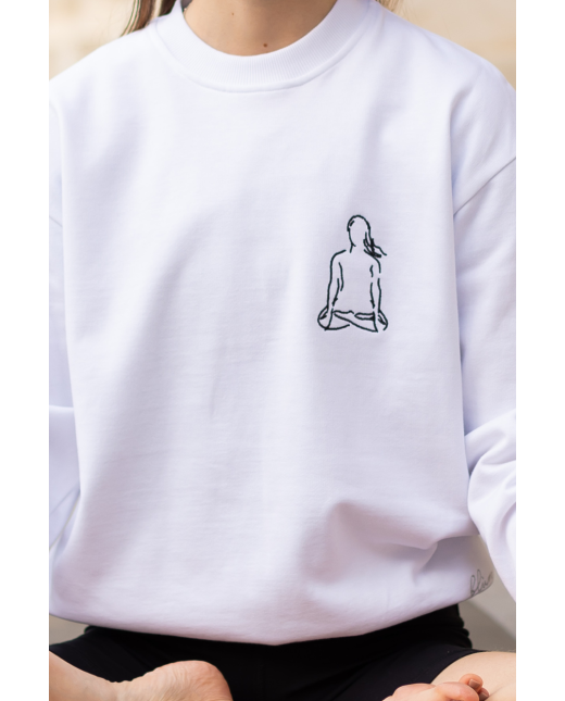 Sweat Lotus - Blanc – Image 3