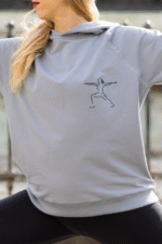 Sweat à capuche Guerrier no. 2 - Bleu grisé – Image 4