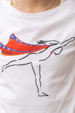 T-shirt Super Woman 100% coton bio - Blanc – Image 4