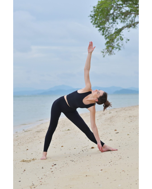 Brassière asymétrique - Noir – Image 7