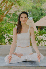 Legging taille haute - Blanc cassé – Image 5