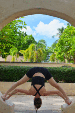 Brassière croisée - Noir – Image 2