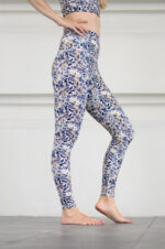 Legging taille haute Gold Leaf feuille dorée