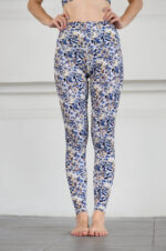 Legging taille haute Gold Leaf feuille dorée