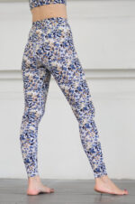 Legging taille haute Gold Leaf feuille dorée